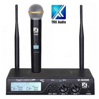מיקרופון אלחוטי TRX Audio U-6098 תדר משתנה
