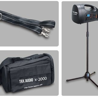 בידורית ניידת מקצועית כולל מיקרופון TRX AUDIO X2000